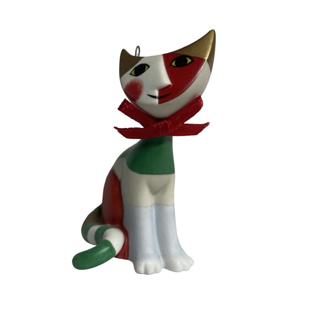 Vintage Goebel Christmas Ornament Rosina Wachtmeister Cat Giuseppe 2002